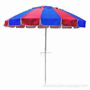 Customized Promotional Beach Umbrella, Manual Open